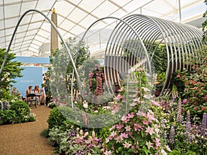 RHS Chelsea Flower Show 2017. The world`s most prestigious flower show displaying the best in garden design.